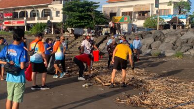 Sinergi Polda Bali dan Elemen Masyarakat Sanur