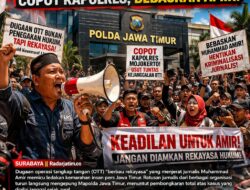 Ratusan Jurnalis Mojokerto Raya Geruduk Mapolda Jatim