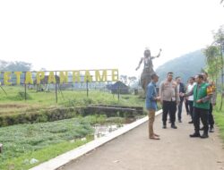 Kapolres Mojokerto Tinjau Objek Wisata di Libur Lebaran