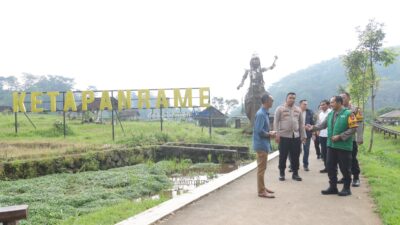 Kapolres Mojokerto Tinjau Objek Wisata di Libur Lebaran