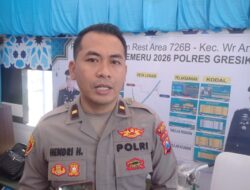 16 Personel Disiagakan Polres Gresik di Pos Mudik Rest Area 726