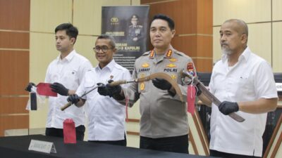 Polda Jatim Amankan 3 Tersangka Pemerasan Disertai Ancaman