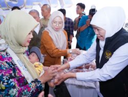 Gubernur Khofifah Hadirkan Pasar Murah di Pare Kediri