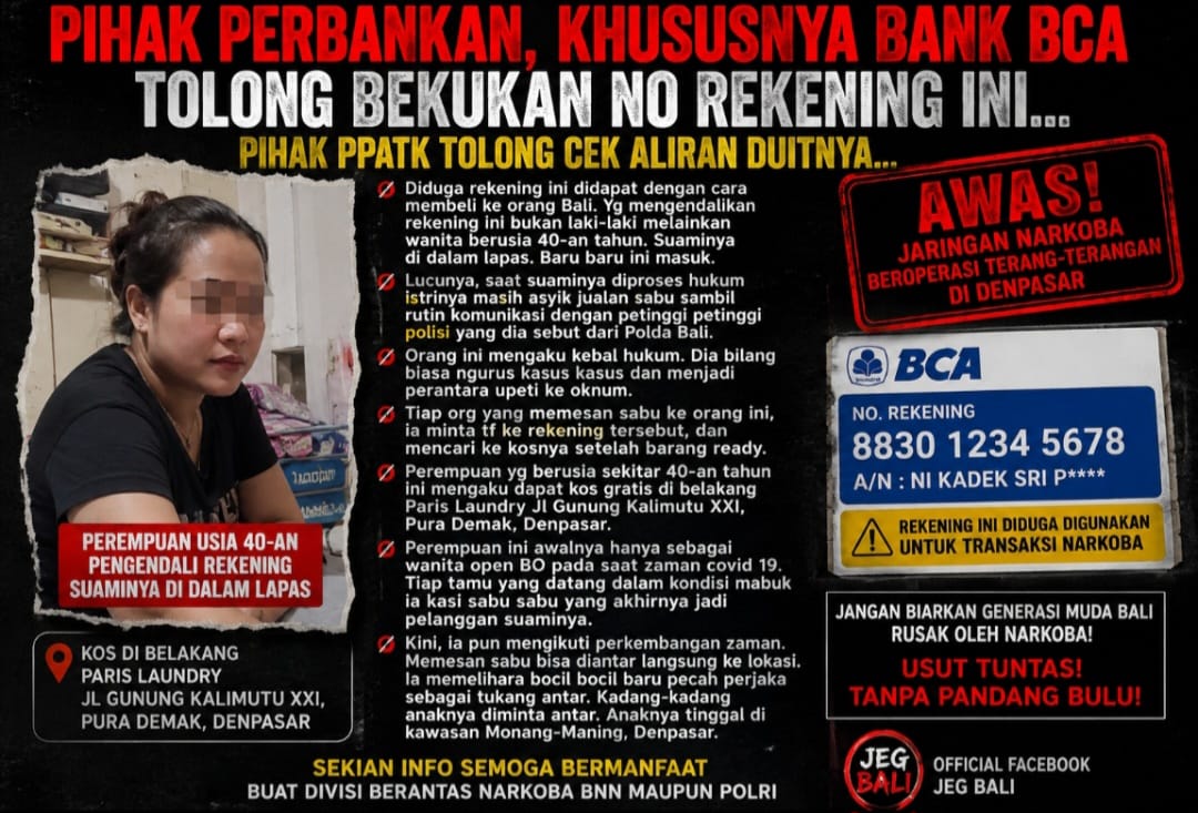 Jaringan Narkoba Denpasar