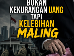 Negara Ini Bukan Kekurangan Uang Tapi Kelebihan Maling