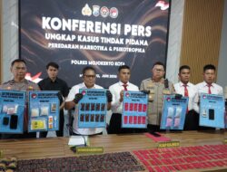 Polres Mojokerto Kota Temukan 330 Catride Vape Berisi Etomidate