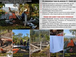 Nekad! Proyek Tower Bongancina Diduga Abaikan SP2 Dinas PUPR