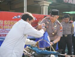 Polres Mojokerto Kota Gelar Baksos dan Bakti Kesehatan