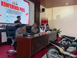Dua Kasus Pencurian Berhasil Diungkap Polres Mojokerto Kota
