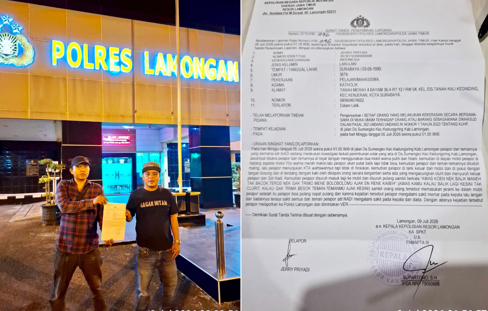 Wartawan di Lamongan
