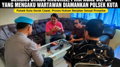 Ngaku Wartawan, Pria asal Depok Diamankan Polsek Kuta