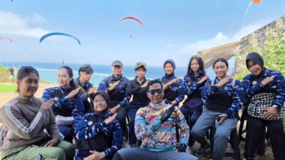 Saka Dirgantara Lanud I Gusti Ngurah Rai Jajal Paralayang