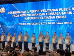 Polres Mojokerto Kota Raih Predikat Pelayanan Prima
