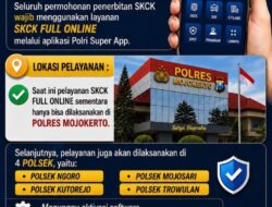 Polres Mojokerto Alihkan Pelayanan SKCK ke Full Online 1 Agustus