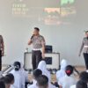 Polres Mojokerto Edukasi Pelajar Lewat Polantas Menyapa