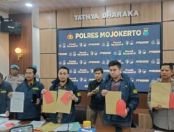 Polres Mojokerto Ciduk Tiga Pelaku Penipuan Lowongan Kerja