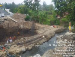 Pelebaran Jembatan Sajen Pacet Dikebut, Telan Rp2,75 Miliar