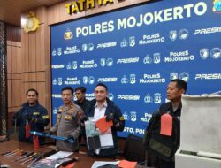 Polres Mojokerto Ringkus Komplotan Pembobol Brankas UAC