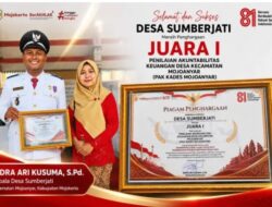 Desa Sumberjati Mojokerto Juara 1 Akuntabilitas Keuangan