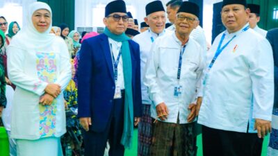 Gubernur Khofifah Dampingi Presiden Tutup Muktamar ke-35 NU