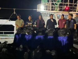 Operasi Gabungan Bongkar 1,3 Ton Ketamin di Laut Bintan