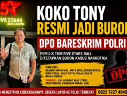 Resmi Buron, Owner Five Stars Bali Koko Tony DPO Bareskrim Polri