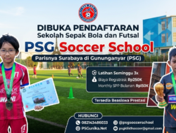 Ayo Gabung! PSG Soccer School Buka Pendaftaran Siswa Baru