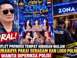 Viral Pamflet Zona Club Pakai Seragam Mirip Polwan