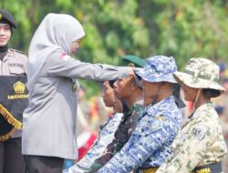 Gubernur Khofifah Pimpin Pembaretan 1.334 Taruna-Taruni Jatim