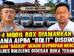 Kasus 4 Mobil Box, Oknum Polisi Buleleng Aipda KB Tuai Sorotan!
