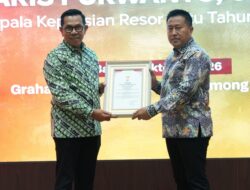 Pemkot Batu Anugerahkan Lencana kepada AKBP Aris Purwanto