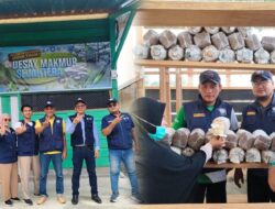 Tim Ekspedisi Patriot Unair Sukses Panen Perdana Jamur Tiram